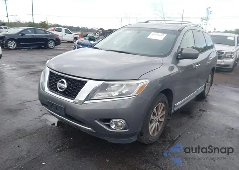 2015 Nissan Pathfinder Sl z USA, uszkodzony, nr VIN 5N1AR2MM2FC639194